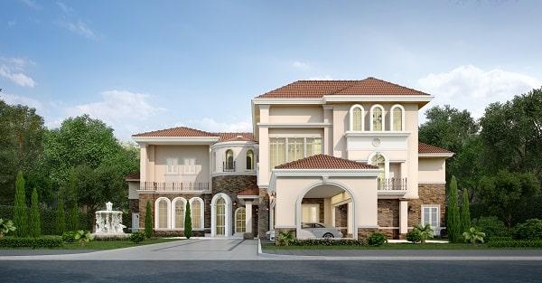 modern villa design in Dubai