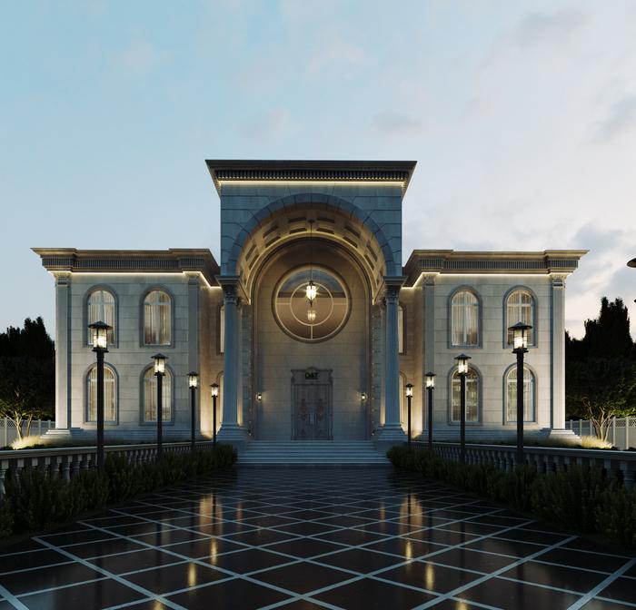 Classica Villa Design in Sharjah | Conveys Symmetrical Design