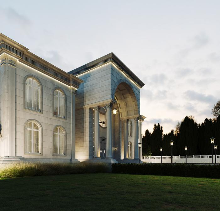 Classic Villa Design in Sharjah | Neoclassical as Simplified Version