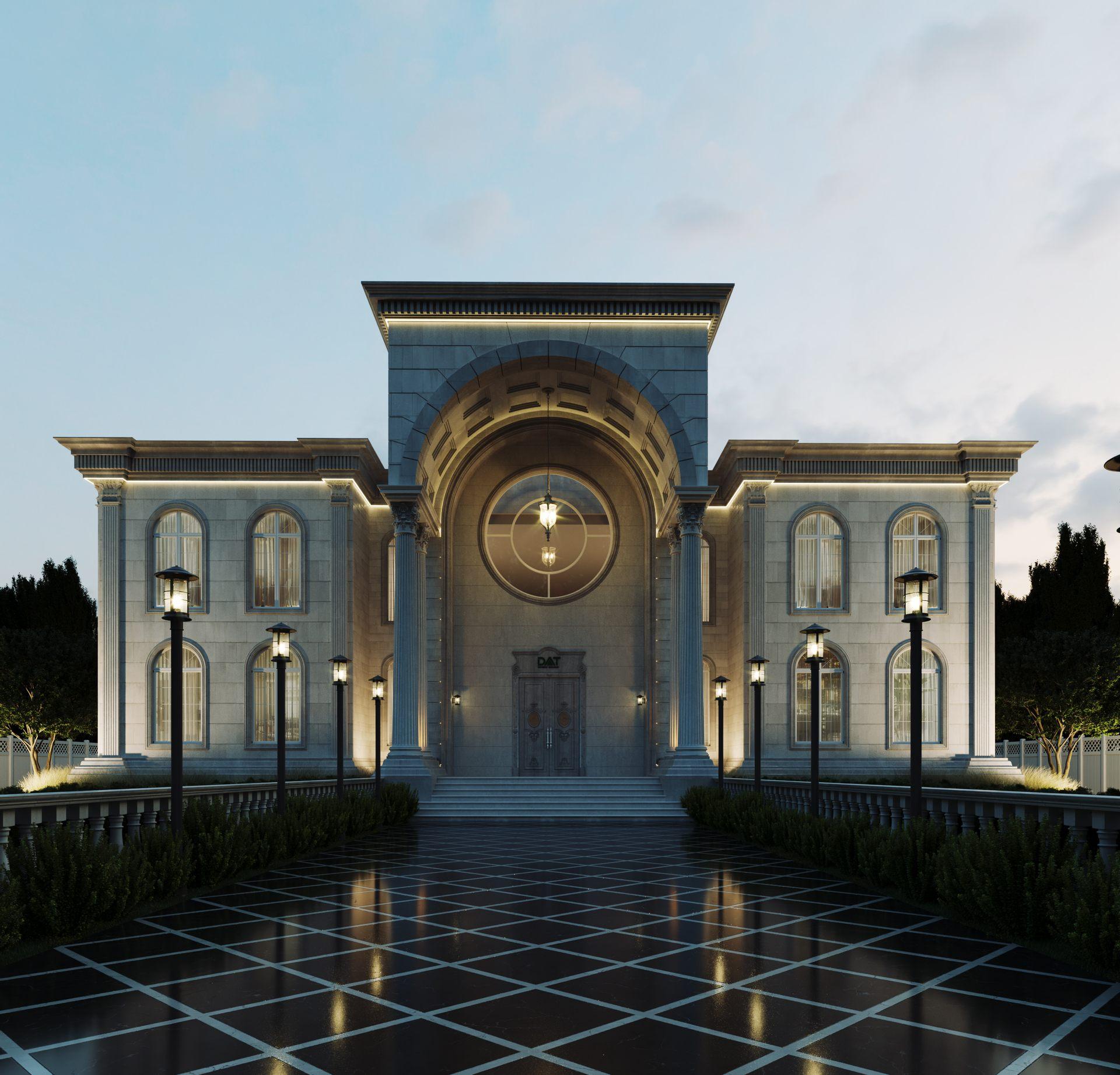 Traditional Arabic Villa Design by DAT