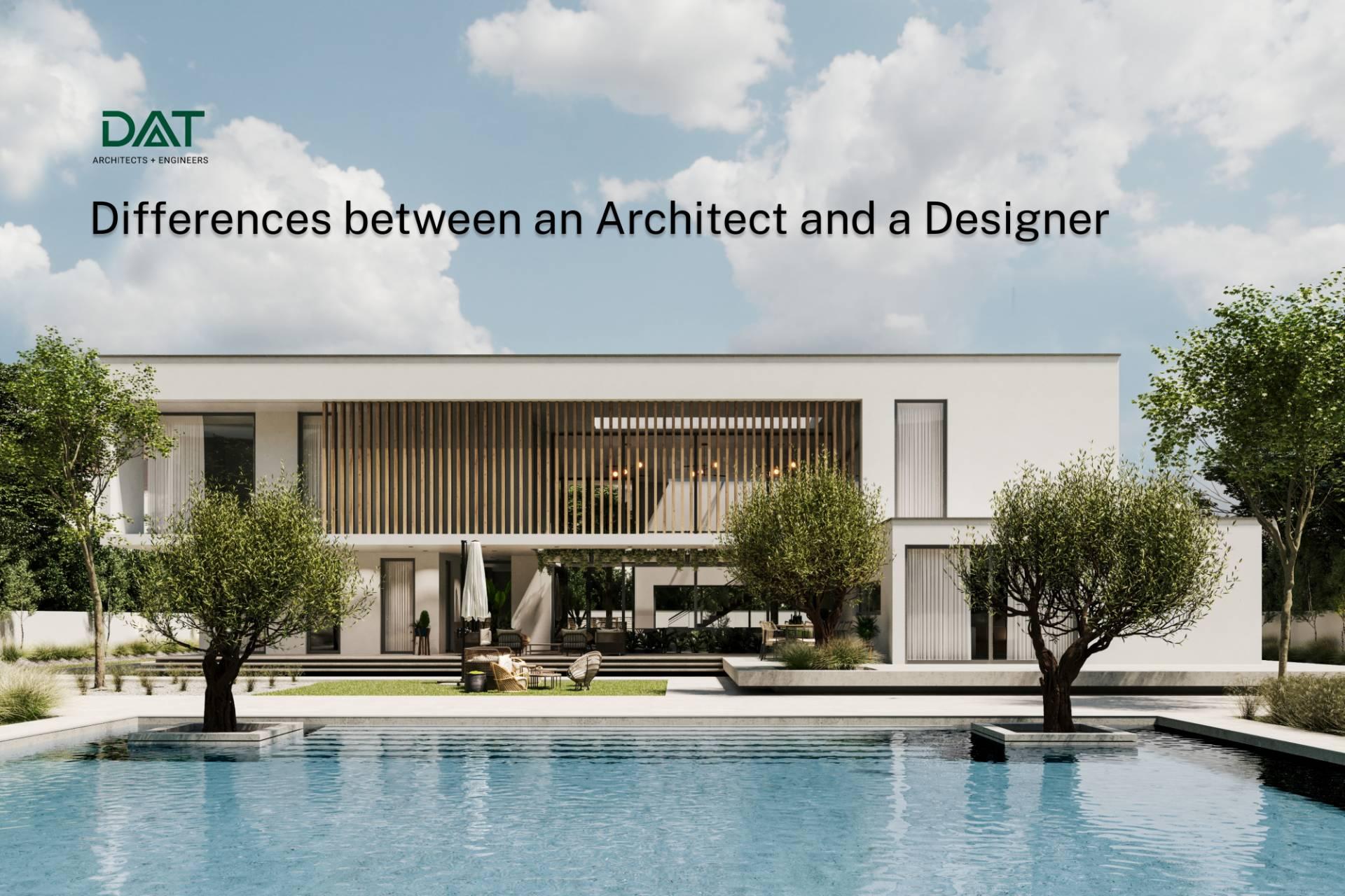 Differences between an Architect and a Designer