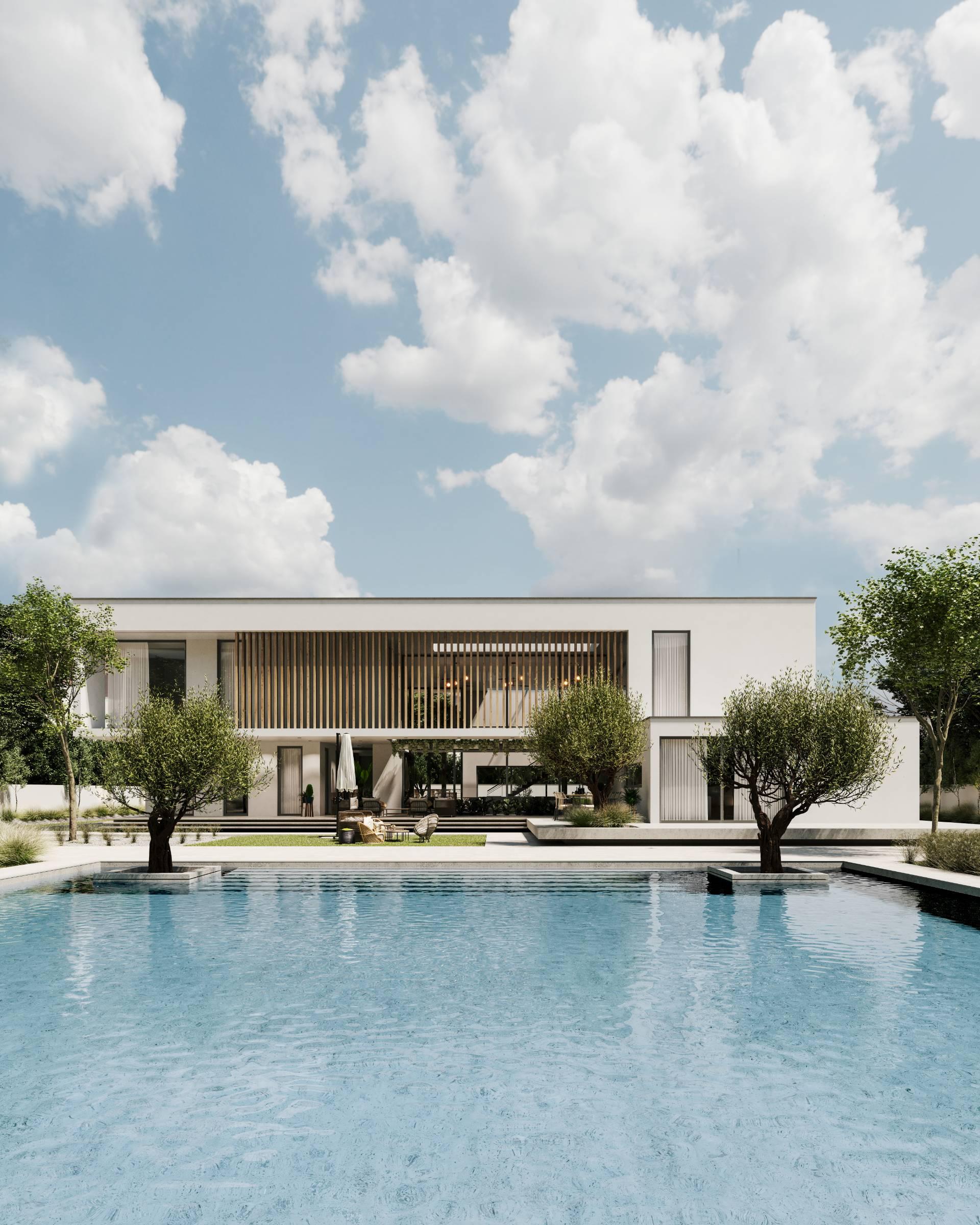 Linear Modern Villa in Dubai by DAT